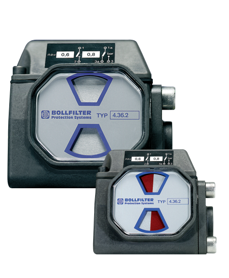 Bollfilter PN 0550001  4.36.2 P=0.8 Differential Pressure Indicator