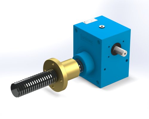 Unimec Trapezoidal Screw Jacks Model TPR 559 Render