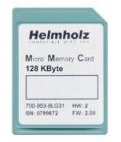 Helmholz 700-953-8LG31 Micro Memory Card, 128 kByte, for 300 series