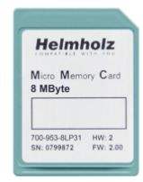 Helmholz 700-953-8LP31 Micro Memory Card, 8 MByte, for 300 series