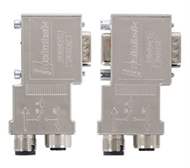 Helmholz 700-974-0BB12 PROFIBUS connectors, 90°, M12 with PG